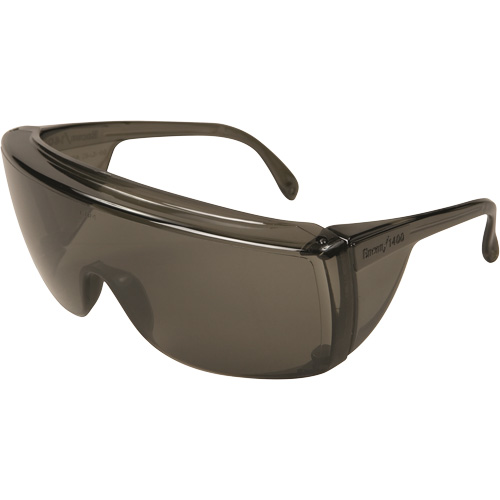 Lunettes de s&eacute;curit&eacute; s&eacute;rie 1400 Veratti Tuff Spec, Lentille Grise/fum&eacute;e, ANSI Z87+/R&eacute;pond ou surpasse la norme CSA Z94.3 Distribution Industrielle GC