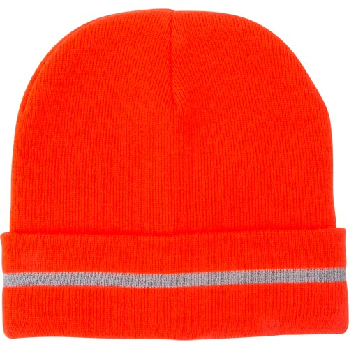 High Visibility Knit Hat with Reflective Stripe, High Visibility Orange, Acrylic Distribution Industrielle GC