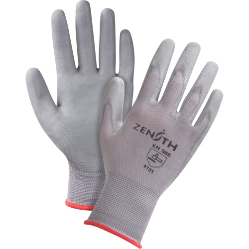 Gants en nylon enduits de polyur&eacute;thane sans DMF, 8/Moyen, R&ecirc;vetement Polyur&eacute;thane, Calibre 15, Enveloppe en Nylon Distribution Industrielle GC