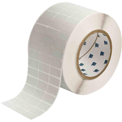 &eacute;tiquettes lustr&eacute;es pour plaques signal&eacute;tiques, Polyester m&eacute;talis&eacute;, 1" lo x 0,5" h, Argent Distribution Industrielle GC