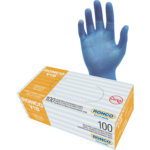 Gants jetables, T-Grand, Vinyle, 3 mils, Sans poudre, Transparent Distribution Industrielle GC