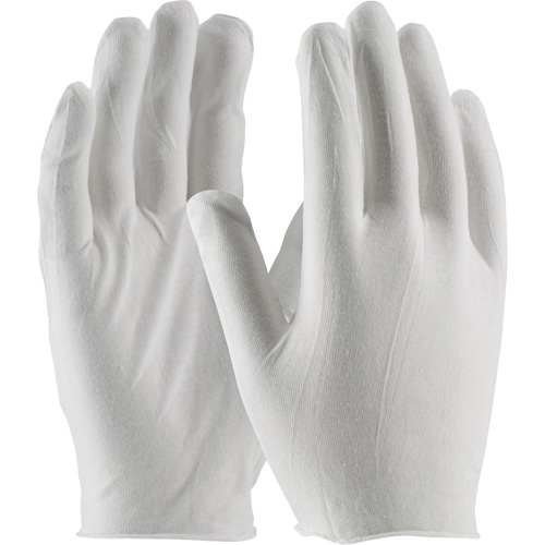 Gants d'inspection, Coton, Poignet Non ourl&eacute;, Taille unique Distribution Industrielle GC