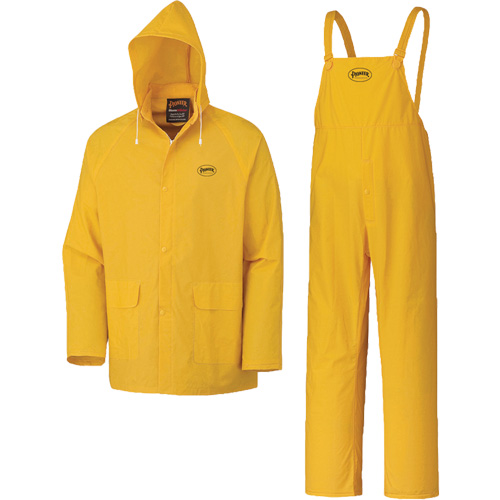 577 3-Piece Rain Suit, Polyester/PVC, 5X-Large, Yellow Distribution Industrielle GC