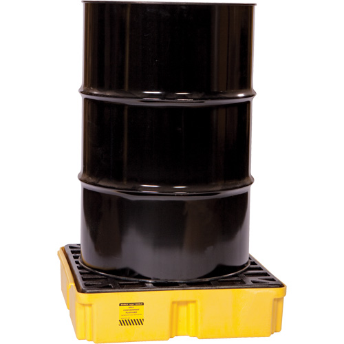 Modular Spill Platform, 15 US gal. Spill Capacity, 26" x 26.25" x 6.5" Distribution Industrielle GC