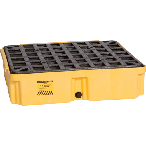 Plateforme de d&eacute;versement modulaire, Capacit&eacute; de d&eacute;versement 15 gal. US, 26" x 26,25" x 6,5" Distribution Industrielle GC