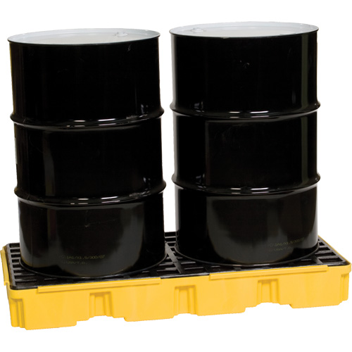 Modular Spill Platform, 30 US gal. Spill Capacity, 51.5" x 26.25" x 6.5" Distribution Industrielle GC