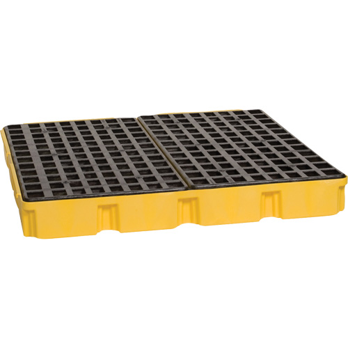 Modular Spill Platform, 60.5 US gal. Spill Capacity, 51.5" x 51.5" x 6.5" Distribution Industrielle GC