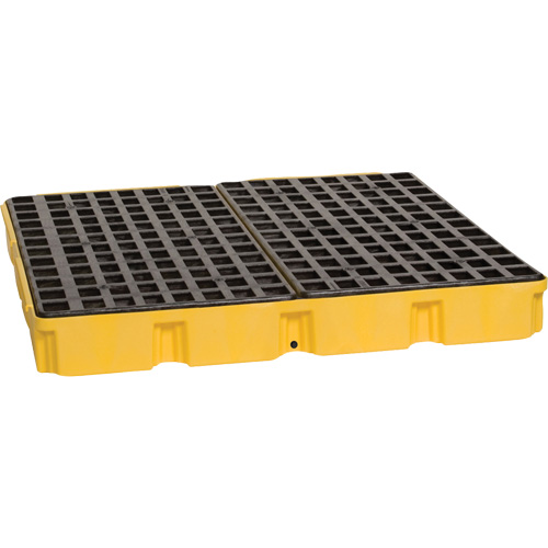 Modular Spill Platform, 60.5 US gal. Spill Capacity, 51.5" x 51.5" x 6.5" Distribution Industrielle GC