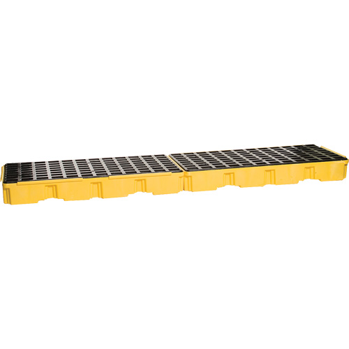Plateforme de d&eacute;versement modulaire, Capacit&eacute; de d&eacute;versement 60,5 gal. US, 26,5" x 103,5" x 6,5" Distribution Industrielle GC