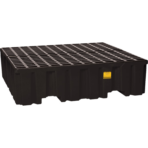 Palette de confinement des d&eacute;versements, Capacit&eacute; de d&eacute;versement 132 gal. US, 51" x 52,5" x 13,75" Distribution Industrielle GC