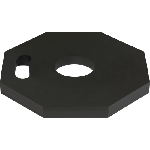 Base en caoutchouc pour poteaux d&eacute;lin&eacute;ateurs de qualit&eacute; sup&eacute;rieure, 12 lb Distribution Industrielle GC