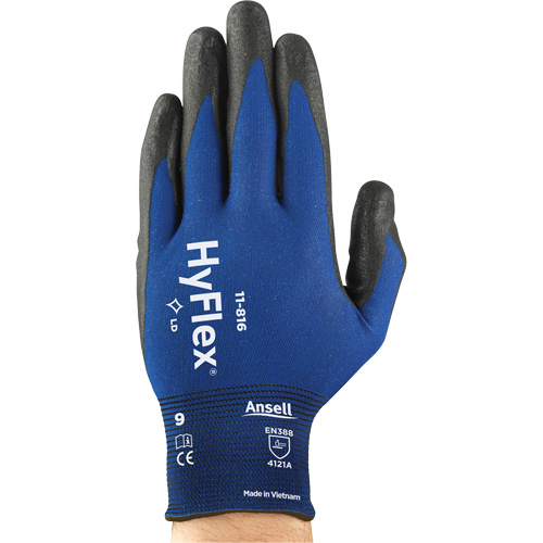 Gants HyFlex 11-816, 6, R&ecirc;vetement Mousse de nitrile, Calibre 18, Enveloppe en Nylon/Spand Distribution Industrielle GC