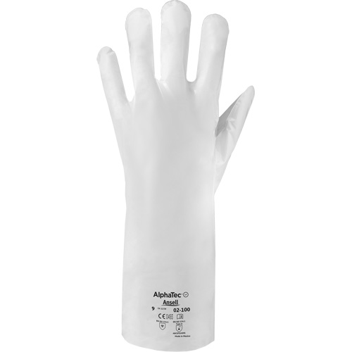 Gants r&eacute;sistants aux produits chimiques ALPHATEC 02-100, Taille 8, 15,0" lo, PEHP, 2,4 mils Distribution Industrielle GC