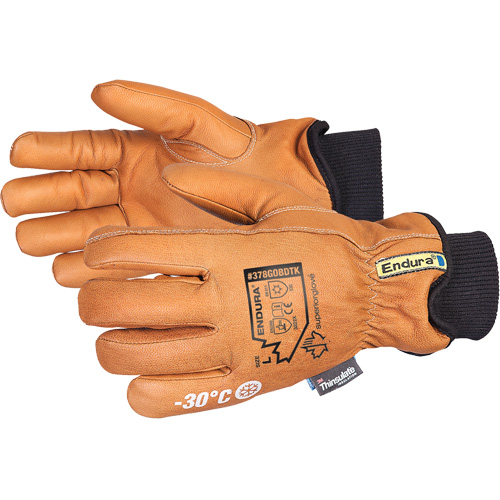 Endura&reg; Deluxe Winter Driver's Glove, X-Small, Grain Goatskin Palm, Thinsulate Inner Lining Distribution Industrielle GC