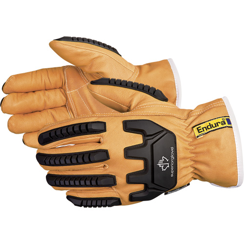 Endura&reg; Anti-Impact Driver's Gloves, X-Small, Grain Goatskin Palm, Thinsulate Inner Lining Distribution Industrielle GC