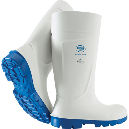 Bottes de s&eacute;curit&eacute; Bekina Steplite pour lhygi&egrave;ne et la s&eacute;curit&eacute; alimentaire, Polyur&eacute;thane, Embout Acier, Pointure 4 Distribution Industrielle GC