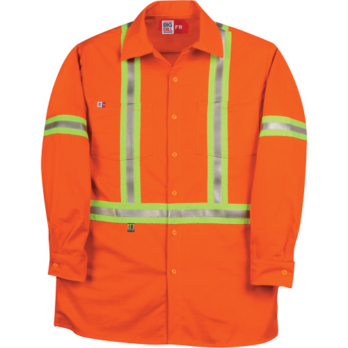 Chemise de travail industrielle Westex UltraSoft, Moyen (grande taille), Orange Distribution Industrielle GC