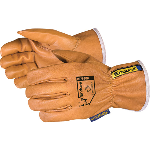 Endura&reg; Oilbloc Driver's Gloves, X-Large, Grain Goatskin Palm Distribution Industrielle GC