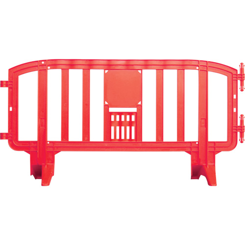 Barricade Movit, Emboîtables, 78" lo x 39" h, Rouge Distribution Industrielle GC