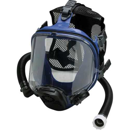 Respirateur &agrave; adduction d'air et masque complet, Silicone, Taille unique Distribution Industrielle GC