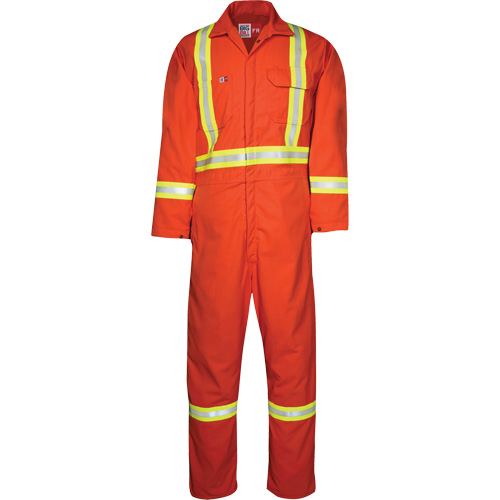 Combinaison non doubl&eacute;e Westex UltraSoft, Taille Moyen (grande taille), Orange, 8,7 cal/cm² Distribution Industrielle GC