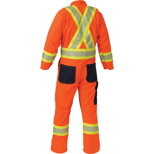 Ripstop Coveralls, Medium (Tall), High Visibility Orange Distribution Industrielle GC