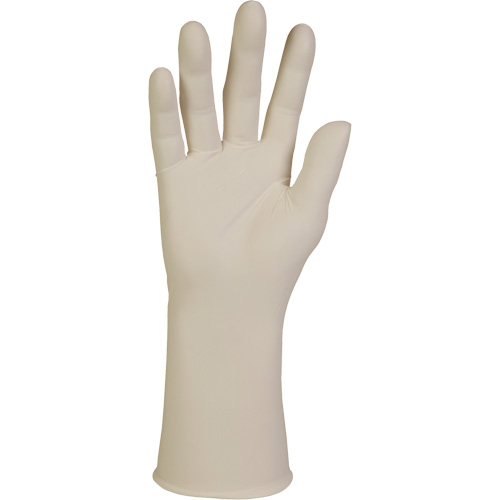 Gants d'examen XTRA-PFE, Grand, Latex, 10 mils, Sans poudre, Blanc, Classe 2 Distribution Industrielle GC