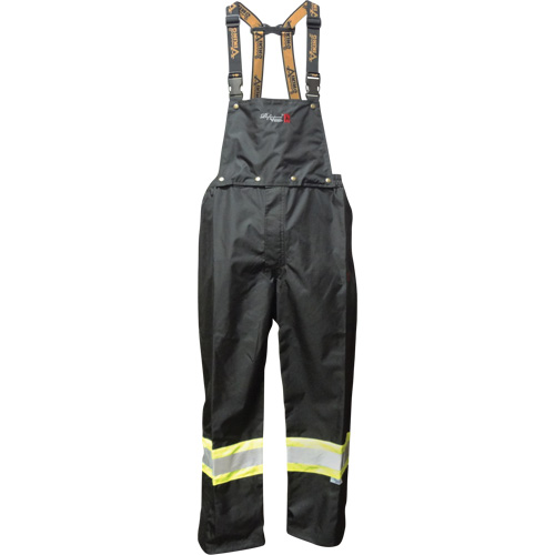 Pantalons &agrave; bavette ignifug&eacute;s Journeyman, Petit, Noir Distribution Industrielle GC