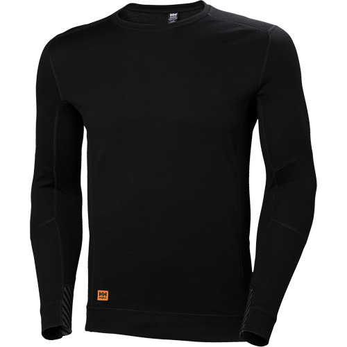 Maillot thermique &agrave; col rond &eacute;vacuant l'humidit&eacute; Lifa Max, Hommes, 2T-Grand, Noir Distribution Industrielle GC