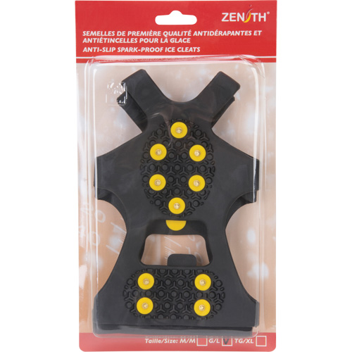 Semelles antid&eacute;rapantes et anti&eacute;tincelles pour la glace, Laiton, Traction Crampon, Grand Distribution Industrielle GC