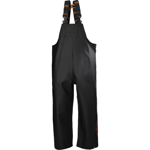 Pantalons &agrave; bavette imperm&eacute;ables Gale, Petit, Polyester, Noir Distribution Industrielle GC