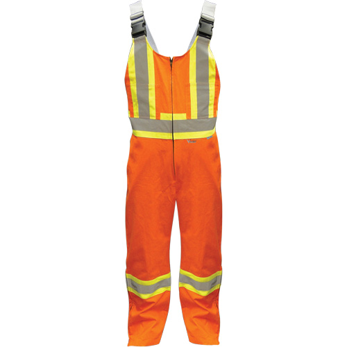 Overalls, Poly-Cotton, Small, High Visibility Orange Distribution Industrielle GC