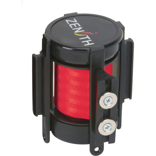Cassette de ruban magn&eacute;tique pour barri&egrave;re de contr&ocirc;le des foules personnalis&eacute;e, 7', Ruban Rouge Distribution Industrielle GC
