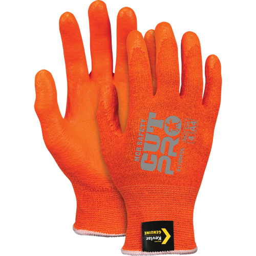 Gants r&eacute;sistants aux coupures, Taille T-petit, Calibre 13, Rev&ecirc;tement Mousse de nitrile, Enveloppe en Kevlar, ASTM ANSI niveau A4 Distribution Industrielle GC