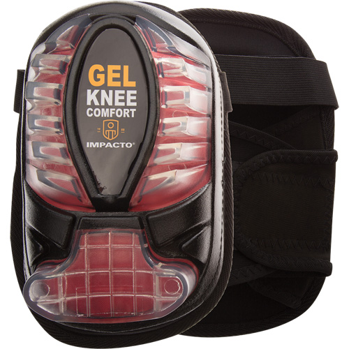 All-Terrain Knee Pads, Hook and Loop Style, Plastic Caps, Gel Pads Distribution Industrielle GC