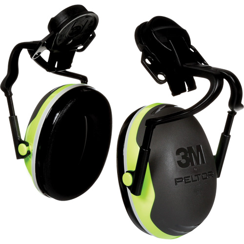 Peltor X Series X4 Earmuffs, Cap Mount, 26 NRR dB Distribution Industrielle GC