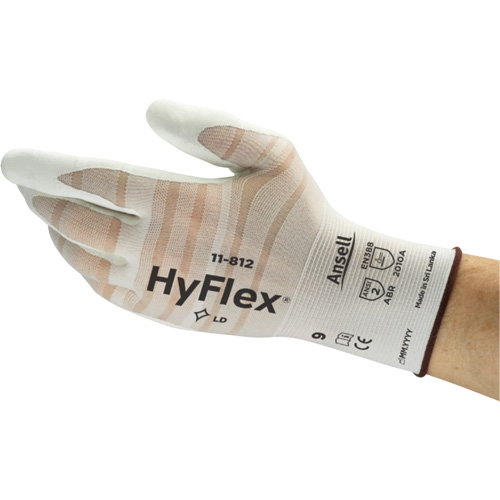 Gants HyFlex 11-812, 6, R&ecirc;vetement Mousse de nitrile, Calibre 18, Enveloppe en Nylon/Spand Distribution Industrielle GC