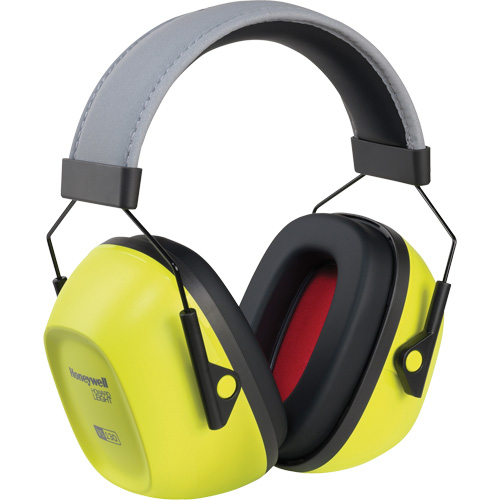 Cache-oreilles de haute visibilit&eacute; pour sons de niveau &eacute;lev&eacute; VeriShield VS130HV de Howard Leight, Bandeau, 30 NRR dB Distribution Industrielle GC