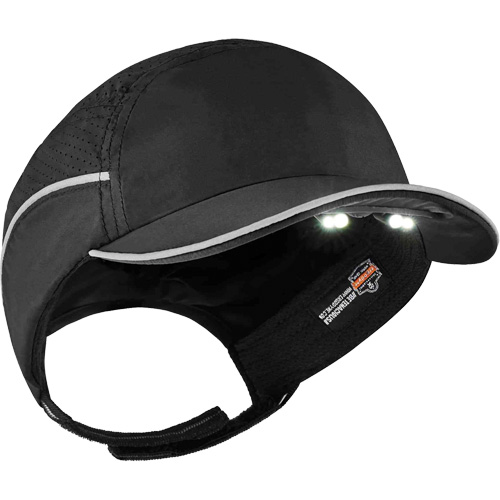 Casque antichocs l&eacute;ger avec lampe DEL 8965 Skullerz, Noir Distribution Industrielle GC