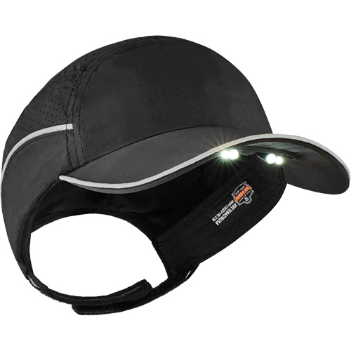 Casque antichocs l&eacute;ger avec lampe DEL 8965 Skullerz, Noir Distribution Industrielle GC