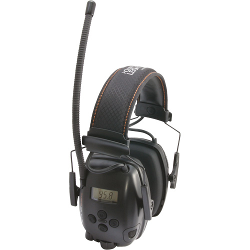 Couvre-oreilles et casque FM radio st&eacute;r&eacute;o num&eacute;rique Sync Electo de Howard Leight, Style Bandeau, 29 dB Distribution Industrielle GC