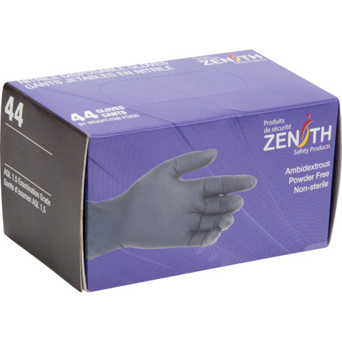 Gants jetables en paquets pour distributeur, 2T-Grand, Nitrile, 5 mils, Sans poudre, Noir Distribution Industrielle GC