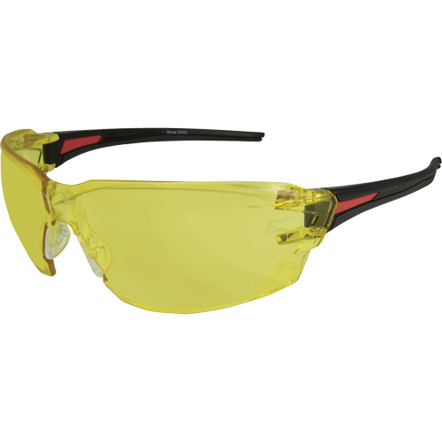 Lunettes de s&eacute;curit&eacute; Nevosa, Lentille Jaune, Anti-&eacute;gratignures, R&eacute;pond ou surpasse la norme CSA Z94.3 Distribution Industrielle GC