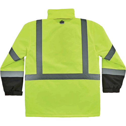 Parka thermique GloWear 8384 de Type R, Jaune lime haute visibilit&eacute;, Grand Distribution Industrielle GC