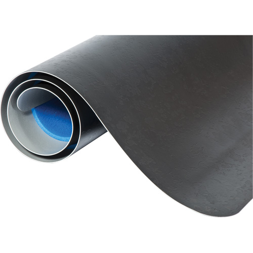 Tapis antimicrobiens WD Elegance, Lisse, 2' x 3' x 9/16", Noir, Vinyle Distribution Industrielle GC