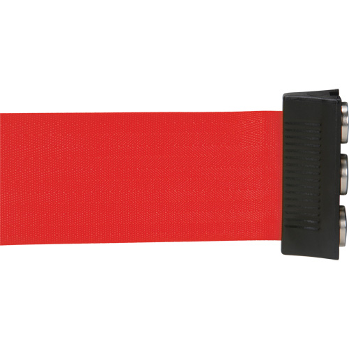 Cassette de ruban magn&eacute;tique pour barri&egrave;re de contr&ocirc;le des foules personnalis&eacute;e, 12', Ruban Rouge Distribution Industrielle GC