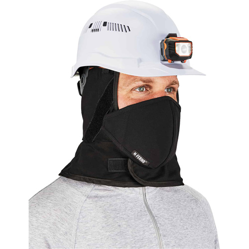 Doublure de casque de s&eacute;curit&eacute; d'hiver N-Ferno avec cache-bouche, Doublure en Molleton, Taille unique, Noir Distribution Industrielle GC