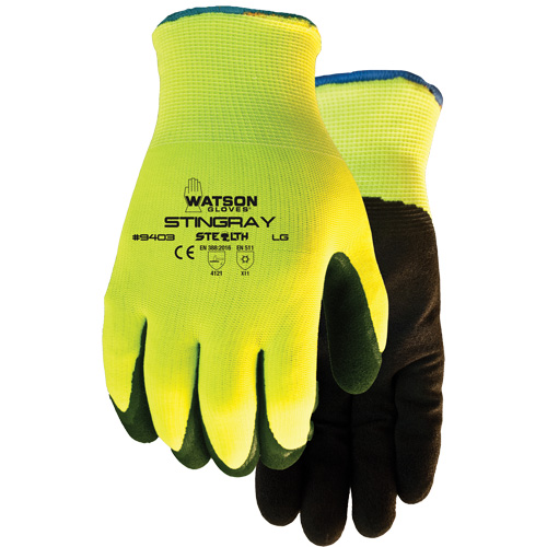 Gants isol&eacute;s Stealth Stingray, T-Grand, R&ecirc;vetement Nitrile, Calibre 13, Enveloppe en Polyester Distribution Industrielle GC