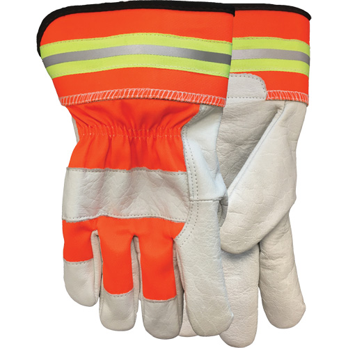 Gants d'ajusteur Flashback, Grand, Paume en Cuir fleur de buffle Distribution Industrielle GC