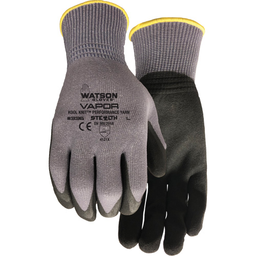 Gants enduits Stealth Vapour, Petit, R&ecirc;vetement Mousse de PVC, Calibre 15, Enveloppe en Nylon Distribution Industrielle GC